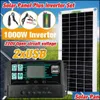 Other Auto Electronics 30W Rv Boat Solar Panels Kit With Charge Controller Inverter For Home 60A 100A Portable Power Generator Car D Dhp4V