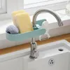 Storage Bottles Sink Faucet Hanging Rack Sponge Bathroom Kitchen Shelf Drain Pipe Dry Towel Box