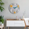 Horloges murales grande horloge Design moderne luxe bois décor à la maison montre silencieuse chambre salon décoration idées cadeaux