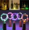 Stringhe LED Tappo per bottiglia di vino Rame Striscia di filo metallico Decorazione per feste all'aperto Novità Lampada da notte Stringa di luci in sughero fai-da-te 1M 10 LED Batteria inclusa