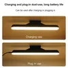 Night Lights Dimmable Touch Light Bar Cabinet 3W Built-in 2000mAh Battery And Stick Magnet Mount For Reading Makeup Mirror Bedside Lamp