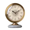 Table Clocks FQ Brass Desk Clock Desktop Living Room Simple Household Decoration