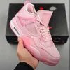 2023 Blanc x PINK 4 Chaussures de basket-ball 4s Baskets pour hommes Toile noire Union Analyses Taupe Haze Bred Ice Infrarouge Métallique Vert Orange Sial ShimmerJORDON JORDAB