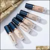 Foundation 6Colors Matte Liquid Foundation Longlasting Whitening And Concealer Face Primer Cream Waterproof Hydrating Makeup Cosmeti Dh64G