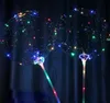 Lights LED ballons d'éclairage de nuit Bobo Ball Festival Décoration Ballon Mariage Decorative Decorative Bright Bight Ballons avec bâton