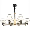 Pendant Lamps Modern Led Chandelier For Living Room Foyer Bedroom Ceiling Mount Indoor Lighting Black Fixtures