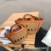 Totes Stroh Tasche Frauen Neue Mode Tragbare Gemüse Korb Vielseitig Eine Schulter Messenger Tasche 221104