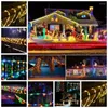 Strings LED corda de corda Luz 10m100 ladra fada com IR Remote Waterspert Imperme 8 modos Festa de casamento de jardim ao ar livre Decoração de natal D35