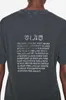 T-shirt da motociclista vintage BING T-shirt lavata con stampa di lettere Los Angeles ANINEE Manica corta da donna in cotone grigio nero Tee259N