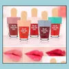 Lip Gloss Koreaans Etude huis lieve Darling Tint Lipgloss Ice Cream Makeup Liquid Matte Lipstick Dast Moisturizing Waterproof Lip G Dhazs