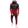 Męskie dresy jesienne zima 3D z kapturem cyfrowy druk sportowy sport