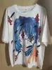 Männer T-Shirts Graffiti Grafik Männer Hip Hop Harajuku T-shirt Plus Größe Weiß Y2k Oversize T-shirts Frauen Kurzarm Teenager Tops G221103