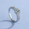 Cluster Rings Vintage Celtic 925 Sterling Silver Engagement Ring Cubic Zirconia Promise Simulate Diamond For Women Jewelry