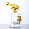 Matrix Perc Glass Bongs Hookahs Sidecar Neck Unique Bong 14mm Female Joint Water Pipes Oil Dab Rigs With Glass Bowl