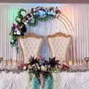 Decorations 3PCS Big Flower Arch Wedding Decoration Luxury Artificial Floral Shiny Gold Backdrops Balloon Curtain Arches Birthday Party Annive