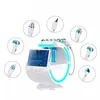 7 in 1 in 1 Hydrafacial Dermabrasion Machine Water 산소 제트 껍질 hydra scrubber facial beauty deep cleansing rf face clace liftcold 해머 마법 거울 스킨 분석기