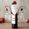 Рождественские стебля стойки металлические винные бутылочные бутылочки Рождественские украшения для шампанского стеклян