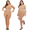 Combinaisons pour femmes Barboteuses Grande Taille Collants Femmes Plus Collants Solide Couleur Noir Respirant Sexy Super Élastique Grand Nylon Femme Y2302