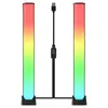 Masa lambaları Led Ortam Işığı Ruh Hal Gizli Işıklar Renkli USB Şarj Edilebilir Gece Lamba Çubukları Oyun Yatağı Başucu TV Arka Işığı Ev Oturma Odası