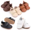 Style britannique marron bébé chaussures enfant en bas âge premiers marcheurs baskets fond souple anti-dérapant nouveau-né chaussures infantile garçon fille chaussure