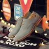 أحذية Men Men's Fashion Shoes Retro Suede Leather Men Shoe Classic Oxford Shadual Sneakers 48 size size flats male male male