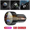 CC318 QC 3.0 Dual USB autolader 12V 24V Waterdicht 18W Snel oplaad Marquee Light LED Voltmeter op Off Switch Car-Charger Adapter