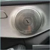 Car Audio 4Pcs Car O Speaker Er Trim Door Loudspeaker Accessories Interior For Benz E/C/Glc Class W213 W205 Drop Delivery 2022 Mobil Dhcb9