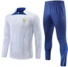 2022 2023 club francese maschile per bambini tracce di calcio da allenamento set 22 23 maglie da calcio da jogging set di giacche da jogging set sopravvivenza Chandal futbol