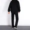 Jeans pour hommes High Street Split Side Zipper Hiphop Casual Y2k Pantalon Mode INS T221102