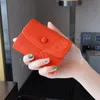 Multi-karten-kartenhalter Weiblichen Leder Mini Geldbörse Damen Einfarbig Trifold Wallet Reißverschluss Frauen Geldbörse