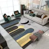 Carpets Geometric Carpet Living Room European Modern Plaid Floor Cover Large Rug Anti-Slip Coffee Table Mat Big Colorful Home Decorate
