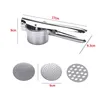 Fruit Vegetable Tools Potato Mashers Ricers Kitchen Cooking Stainless Steel Pressure Mud Puree Press Maker Garlic Presser 2211043372