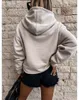 Dames hoodies dames fleece hoodie sweatshirts winter mode 2022 oversize dames pullovers warme zak capuchon casual losse jumper jas