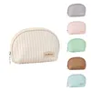 Creamy Color Women Makeup Bag Zipper Large PU Leather Cosmetic Bag Female Travel Make Up Pouch Organizer Beauty Case