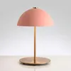 Bordslampor macarone lampa norra Europa enkla kreativa vardagsrum studier varmt sovrum flicka prinsessan säng rosa rosa
