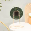 Relojes de pared FQ Modern Light Luxury Marble Desk Clock Adornos de mesa