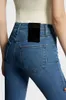 Jean femme 21 saison nouveau Jb Queen bleu nouveau pantalon taille haute confortable Micro élastique corne sol vadrouille jean femmes