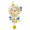 Wall Clocks Creative Modern Simple Clock Nordic Light Luxury Personalized Decorative Household Fashion Silent