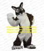 Brown Long Fur Furry Wolf Costume De Mascotte Husky Dog Fox Fursuit Adulte Personnage De Dessin Animé Beau Beau Couple Photos zz8109