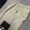 Calças da empresa Homens e mulheres com bússola crachá bordado bolso de carga casual calça designer pedra treino bottoms cp ilha corredores sweatpants