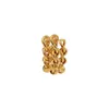 Hoop kolczyki Złoty łańcuch Pierścień spersonalizowany awangardowy modna wysokiej jakości luksusowa biżuteria 2022 na imprezę dla kobiet.