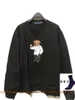 Atacado 2046 Autumn e inverno Novo capuz Europa e America Men's Long Slave Bear Casual Contrast Cotton Algodão Larres de moda Sweethirts S-2xl