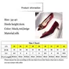 Sandaler Sexiga silkekvinnor All-Match Pumpar Red Black Pointed Toe Stiletto High Heels Single Shoes Wedding Shoes L221107