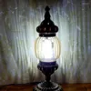 Table Lamps Turkish Retro Glass Lamp Coffee Restaurant American Classic Desk For Bedroom Bedside Lightings