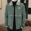 Chaqueta de abrigo de diseñador para hombre Deportes de invierno al aire libre Cortavientos para hombre Pike sombrero de cuello de cuero largo Cálido chaqueta bomber de moda de pelo de lobo real