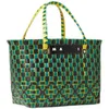 Totes Primavera ed Estate 21 Nuovo design di nicchia Colore coordinato Cestino per verdure Borsa per la spesa in tessuto di plastica Borsa da donna portatile a secchiello piccolo 221104