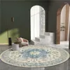 Carpets Moroccan Style Living Room Decoration Round Carpet Large Area Rugs For Bedroom Home Rocking Chair Floor Mat Washable Lounge Rug