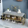 Clothing Storage Light Luxury Changing Shoes Stool Creative Net Red Home Door Simple Modern Nordic Shoe Cabinet Can Sit In The And Wear