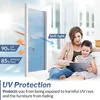 Pegatinas de ventana Película Espejo unidireccional Privacidad Autoadhesivo Control de calor decorativo Anti UV Tinte de vidrio para oficina en casa