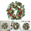 Dekorativa blommor v￤gg h￤ngande julkrans Xmas Party Door Home Tree Garland Ornament Decor Guirnalda Navidad